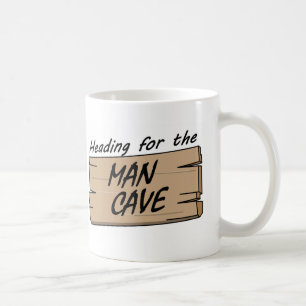 Taza De Café Encabezado para la cueva del hombre