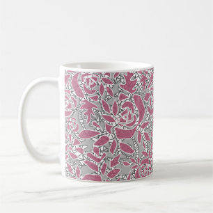 Taza De Café Encaje abstracto sin fisuras romántico retro vinta