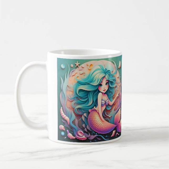 TAZA DE CAFÉ " ENCANTADOR DE AGUA BAJO" (Izquierda)