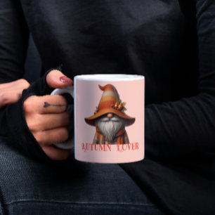 Taza De Café Encantador Gnome Lover del otoño - Cómodas batas d