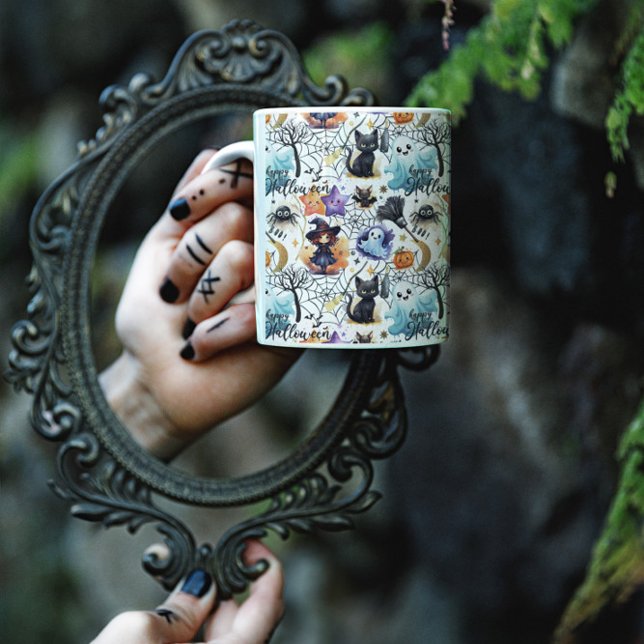 Taza De Café Encantador Halloween (Subido por el creador)