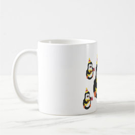 Taza De Café Encantador Pingüino Diseño Cerámico Mug