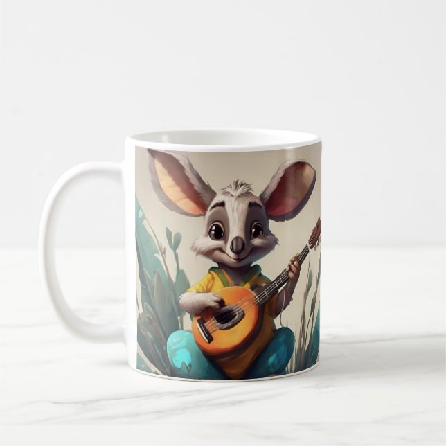 Taza De Café "Encantadora cerámica canguro - Sip con Aussie D (Izquierda)