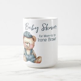 Taza De Café Encantadora peluca personalizada de Baby Shower