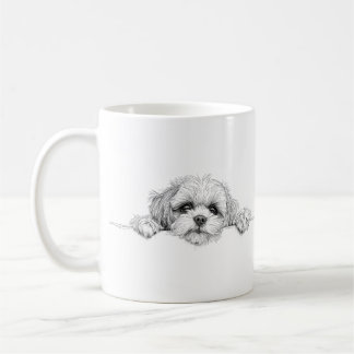 Taza de café encantadora Shih Tzu