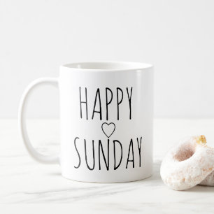 Taza De Café Encantante regalo de contorno de corazón negro 'Fe