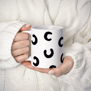 Taza De Café Encanto de letra negra