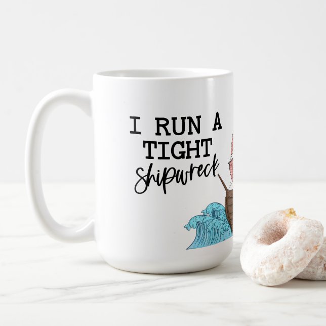 Taza De Café Encanto Náutico (Con donut)