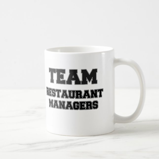 Taza De Café Encargados del restaurante del equipo (Derecha)