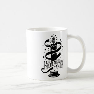 Taza De Café Encendí La Espectacular Testigo De Velas Negra Hal