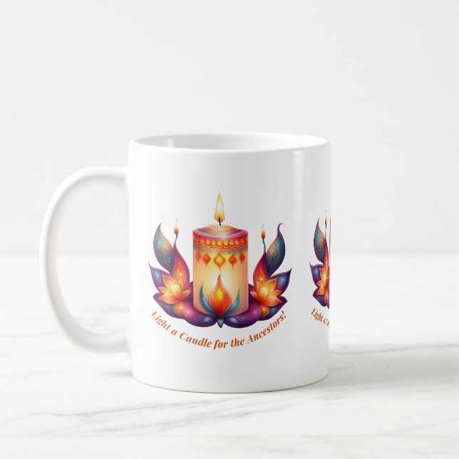 Taza De Café Enciende una vela por los antepasados (Izquierda)