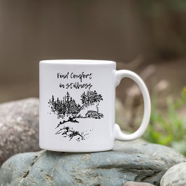 Taza De Café Encontrar comodidad en la peluca al aire libre