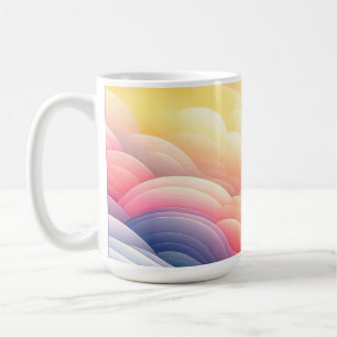 Taza De Café Encontrar la paz en las oníricas nubes