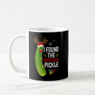 Taza De Café Encontré A Los Navidades Pickle