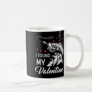 Taza De Café Encontré a mi San Valentín divertido día de San Va