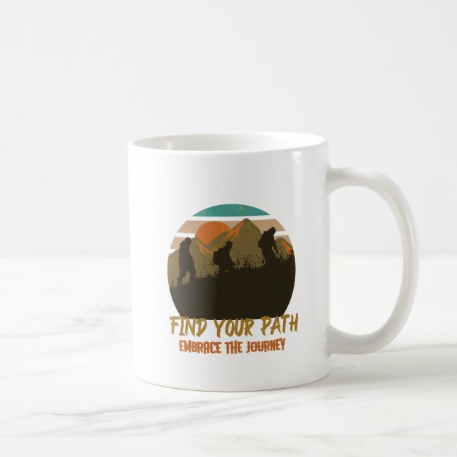 Taza De Café Encuentra tu camino, abraza el viaje (Derecha)