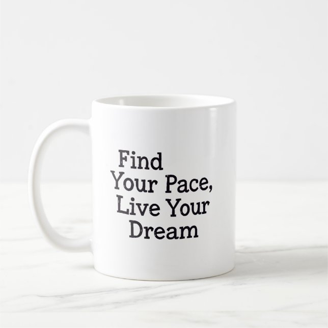 Taza De Café Encuentra Tu Ritmo (Izquierda)