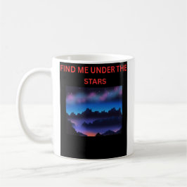 Taza de café Encuéntrame Bajo las Estrellas