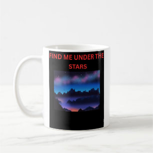 Taza de café Encuéntrame Bajo las Estrellas