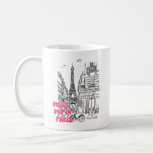 Taza De Café Encuentrame en París – Torre Eiffel