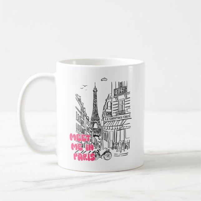 Taza De Café Encuentrame en París – Torre Eiffel (Izquierda)