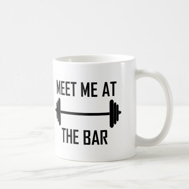 Taza De Café Encuéntreme en la cita divertida de la barra (Derecha)