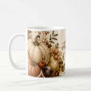 Taza De Café Encuentro de Acción de Gracias de la Cosecha Rústi