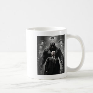 Taza De Café Encuentro extraterrestre alienígena Ovni Bigfoot T