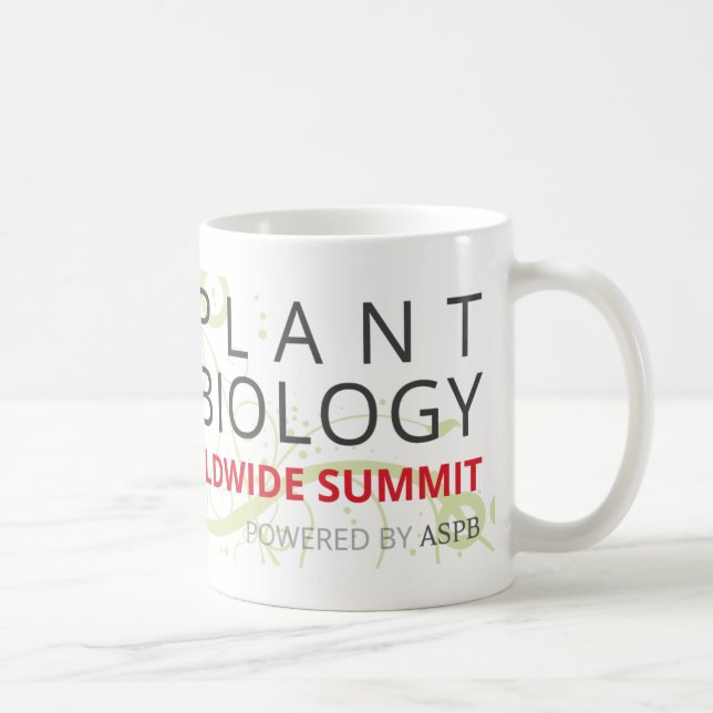 Taza De Café Encuentro Mundial de Biología Vegetal 2020 (Derecha)