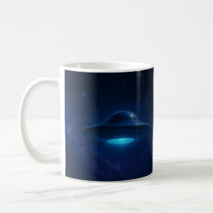 Taza De Café Encuentro OVNI Azul