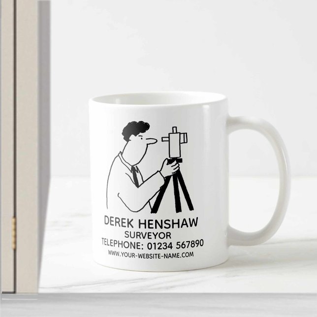 Taza De Café Encuesta y estudio de café promocional Mug (Subido por el creador)