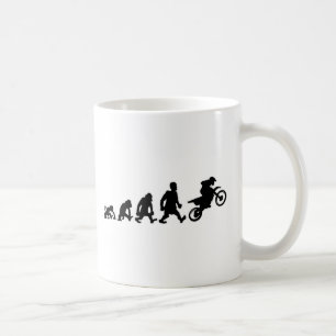 Taza De Café enduro del ensayo del moto