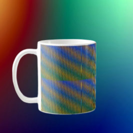 Taza De Café Energía alineada | Clásica de líneas abstractas