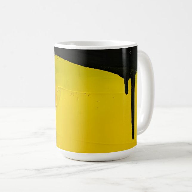 Taza De Café Energía Amarilla Negrita (Anverso derecho)