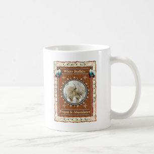 Taza De Café Energía de Abundancia del Búfalo Blanco