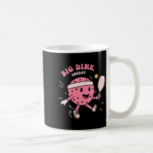 Taza De Café Energía de dink grande de mujeres pickleball diver