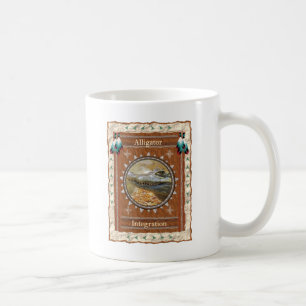 Taza De Café Energía de Integración de Cocodrilo