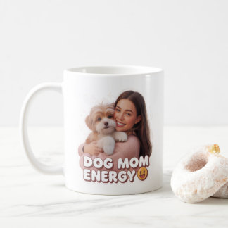 Taza De Café Energía de Mamá Perruna - diseño de moda para mamá