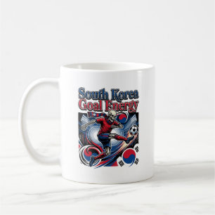 Taza De Café Energía de meta de Corea del Sur Esqueleto Delante