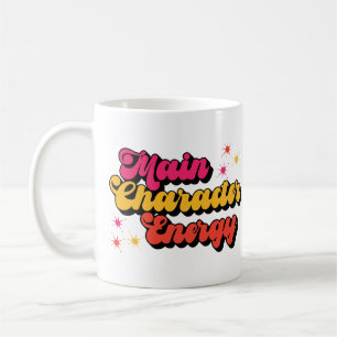 Taza De Café Energía de Personaje Principal Libro
