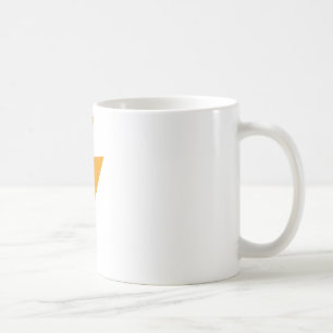 Taza De Café Energía de Trueno Amarillo Impreso