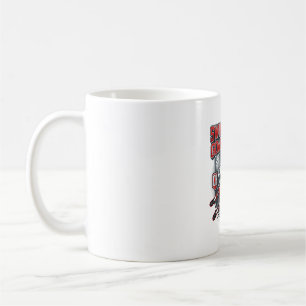 Taza De Café Energía del gol de Suiza Esqueleto Delantero Nacio