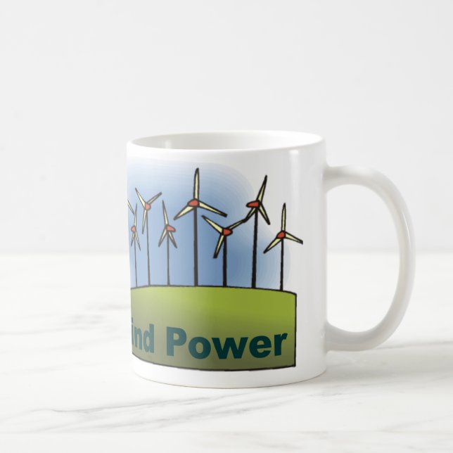 Taza De Café Energía eólica (Derecha)