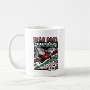 Taza De Café Energía Meta Irak Esqueleto Delantero Naciones Neg