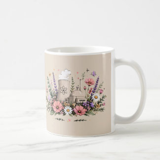 Taza De Café Energía Nuclear Florece
