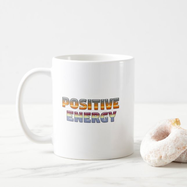Taza De Café Energía positiva (Con donut)