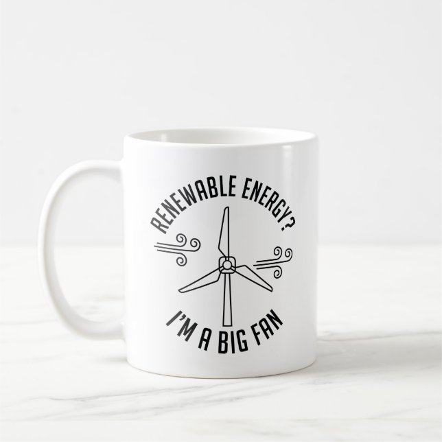 Taza De Café Energía renovable (Izquierda)