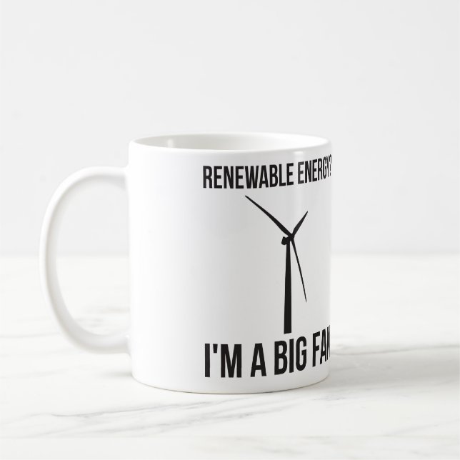 Taza De Café ¿Energía renovable? Soy un gran fanático (Izquierda)