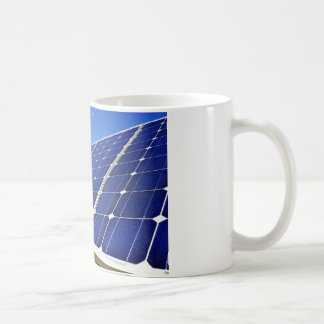 Taza De Café Energía solar de la energía verde