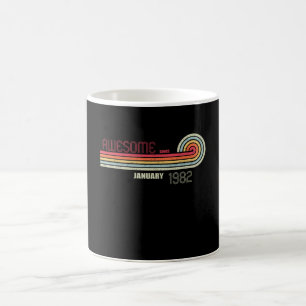 Taza De Café Enero de 1982 39 años